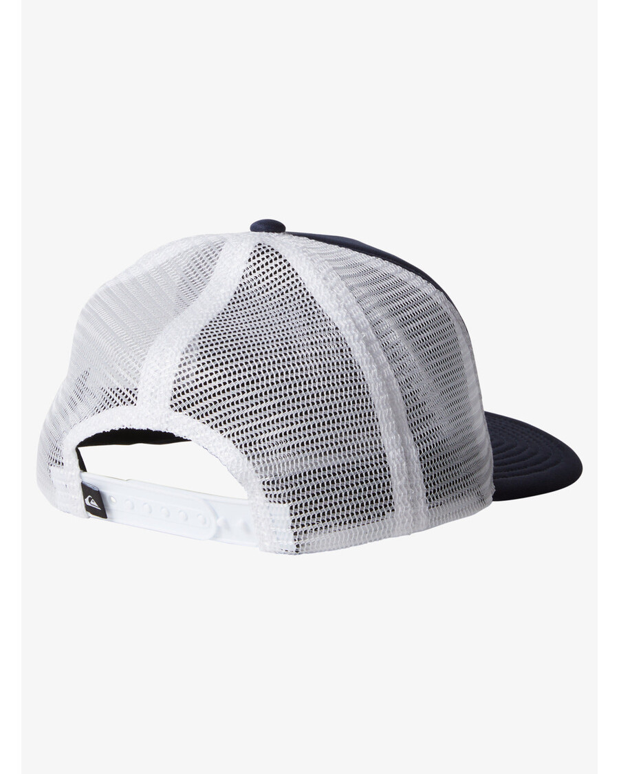 Quik Silver Boys 8-16 Slab Scratch Trucker Hat - Navy Blazer