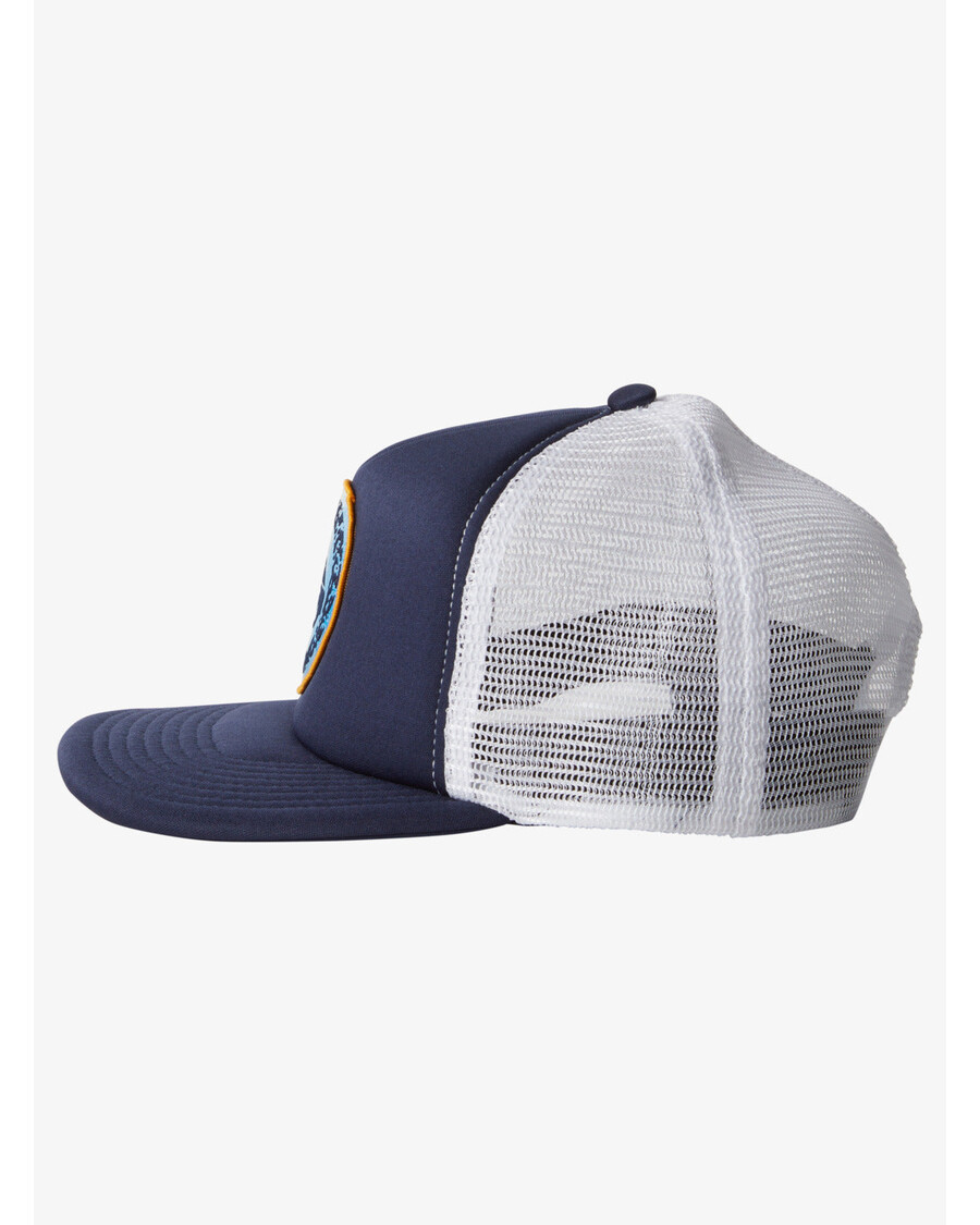 Quik Silver Boys 8-16 Slab Scratch Trucker Hat - Navy Blazer