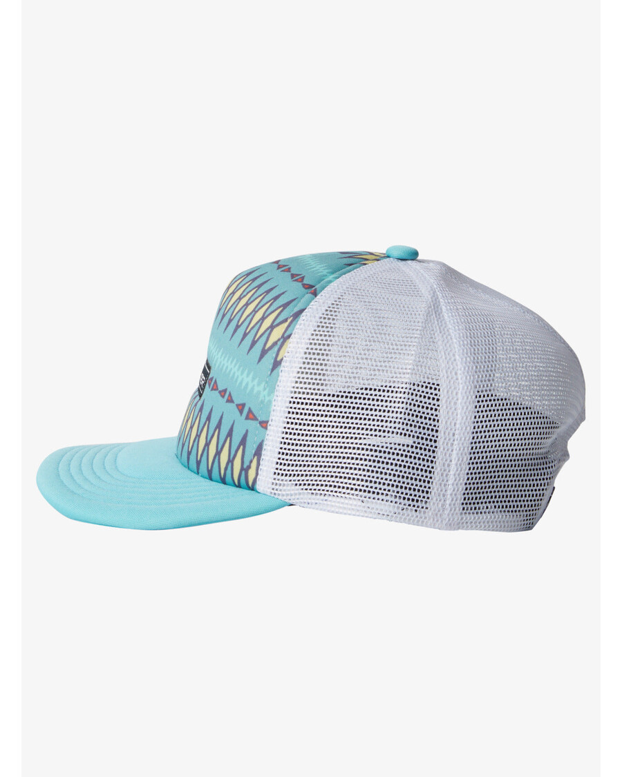 Quik Silver Boys 2-7 Emu Coop Trucker Hat - Marine Blue