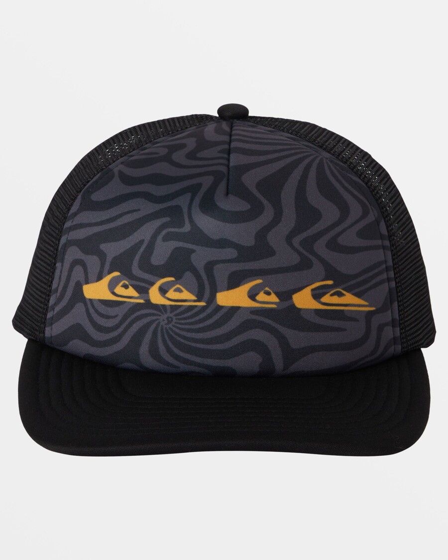 Quik Silver Boys 8-16 Emu Coop Trucker Hat - Jet Black