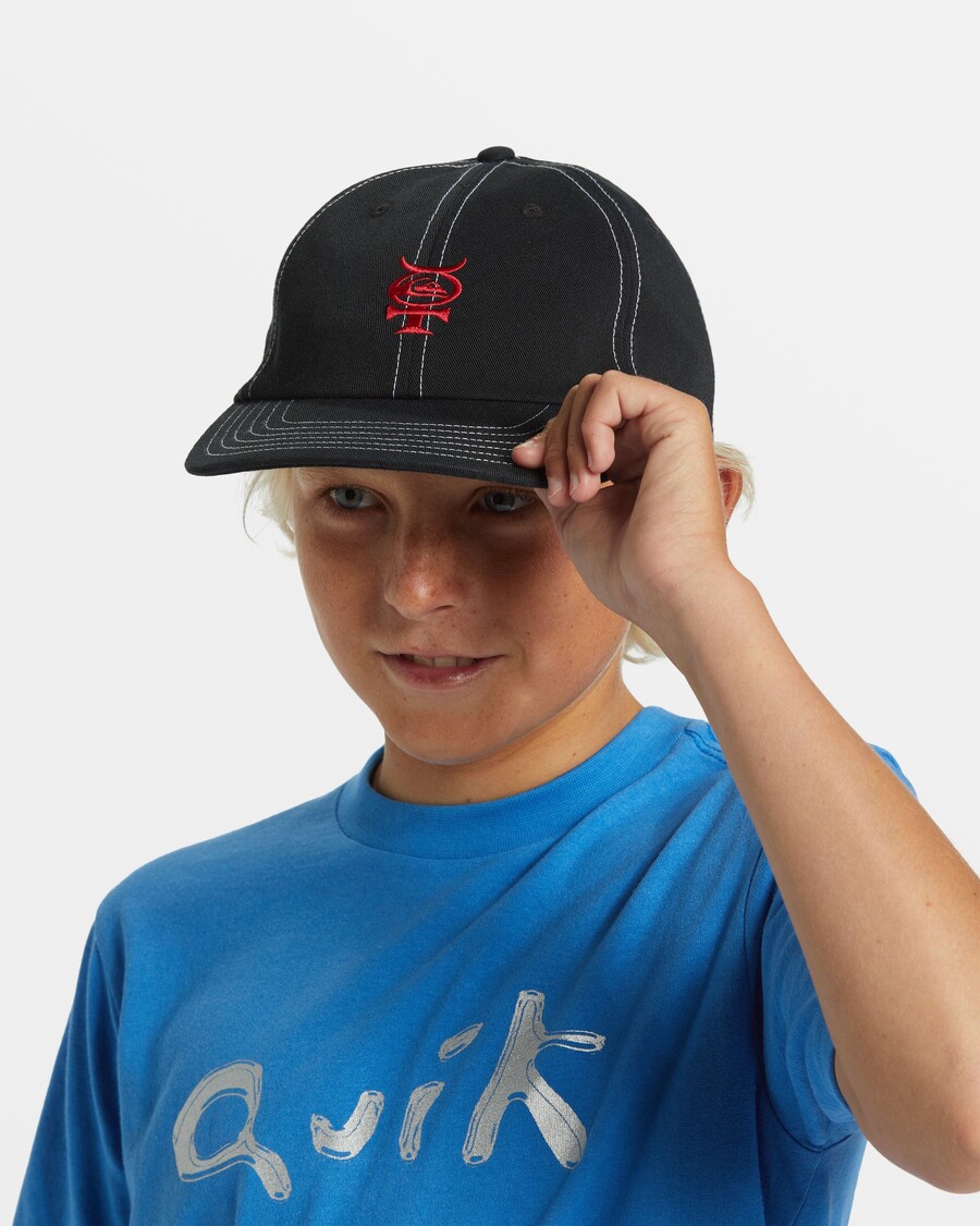 Quik Silver Boys 8-16 Mercury Baseball Hat - Black