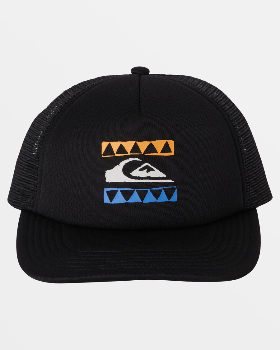 Quiksilver Pojat 8-16 Tuhoeläinpakkauksen Kuorma-auton Hattu - Musta