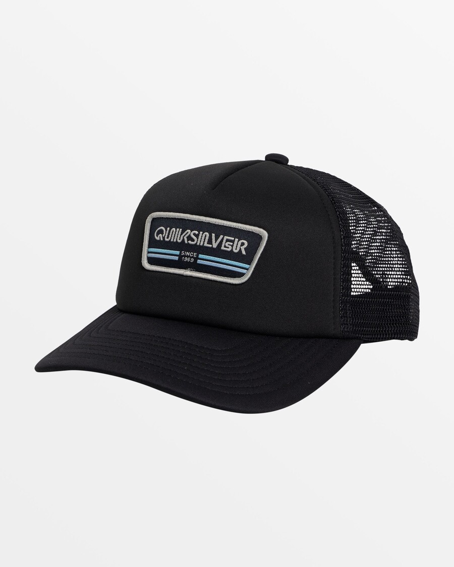 Quik Silver Boys 8-16 Slab Drifter Trucker Hat - Black