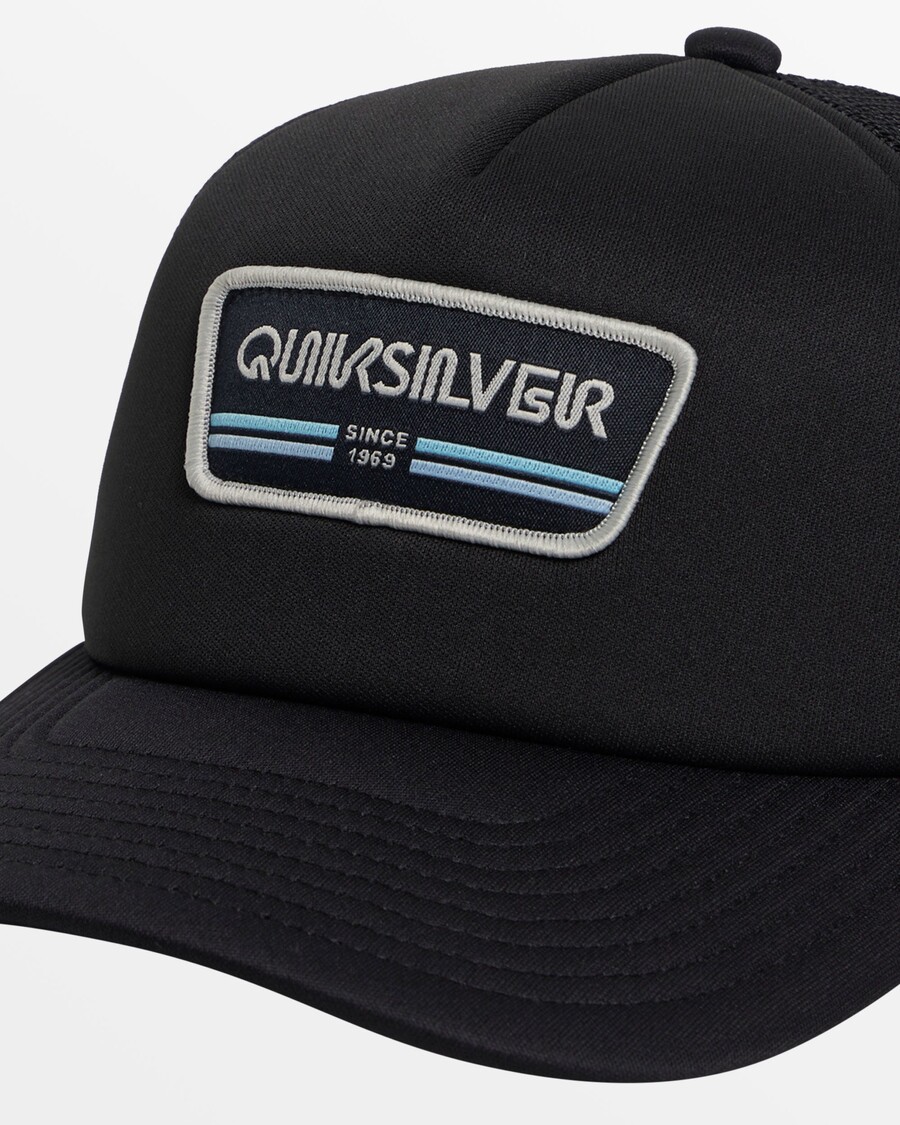 Quik Silver Boys 8-16 Slab Drifter Trucker Hat - Black