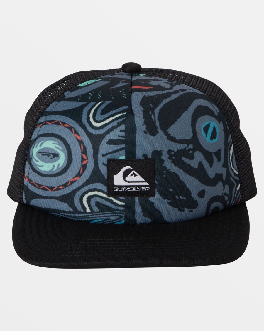 Кепка-дальнобойщик Quiksilver Boys 2-7 Emu Coop — настоящий черный