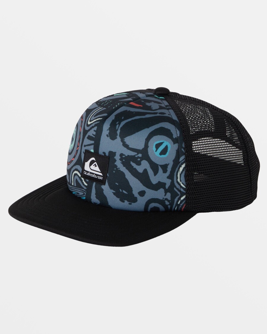 Quiksilver Boys 2-7 Emu Coop Trucker Hattu - Aito Musta