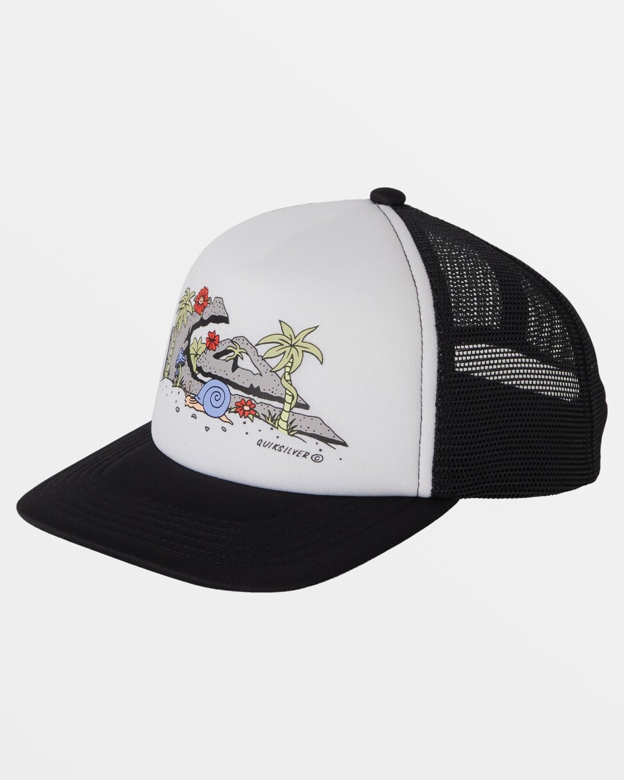 Quiksilver Boys 2-7 Slab Bruiser Trucker Hattu - Valkoinen