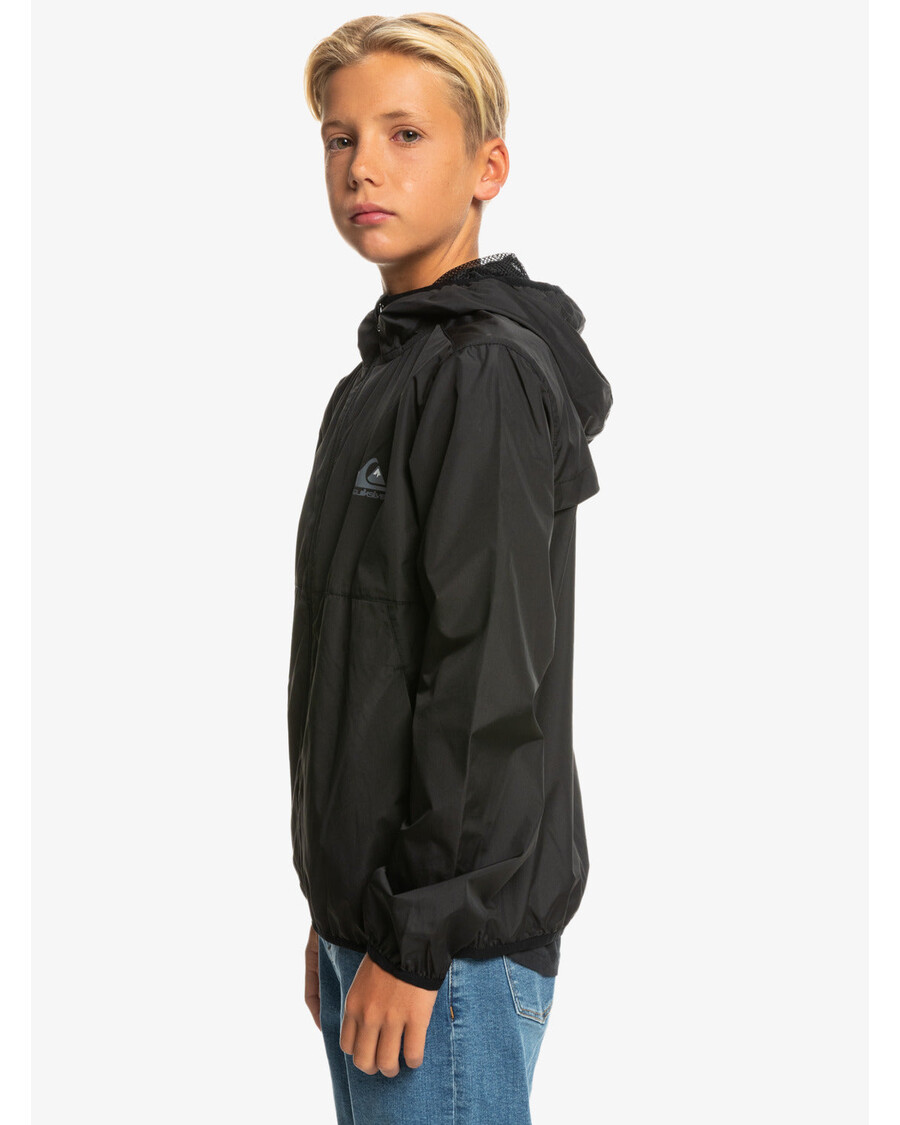 سترة واقية مقاومة للماء للاستخدام اليومي للأولاد من كويك سيلفر 8-16 - أسود