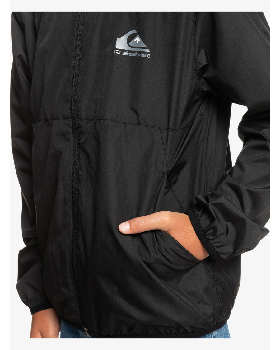 سترة واقية مقاومة للماء للاستخدام اليومي للأولاد من كويك سيلفر 8-16 - أسود