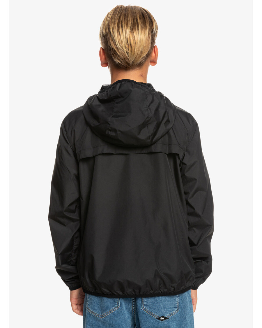 سترة واقية مقاومة للماء للاستخدام اليومي للأولاد من كويك سيلفر 8-16 - أسود