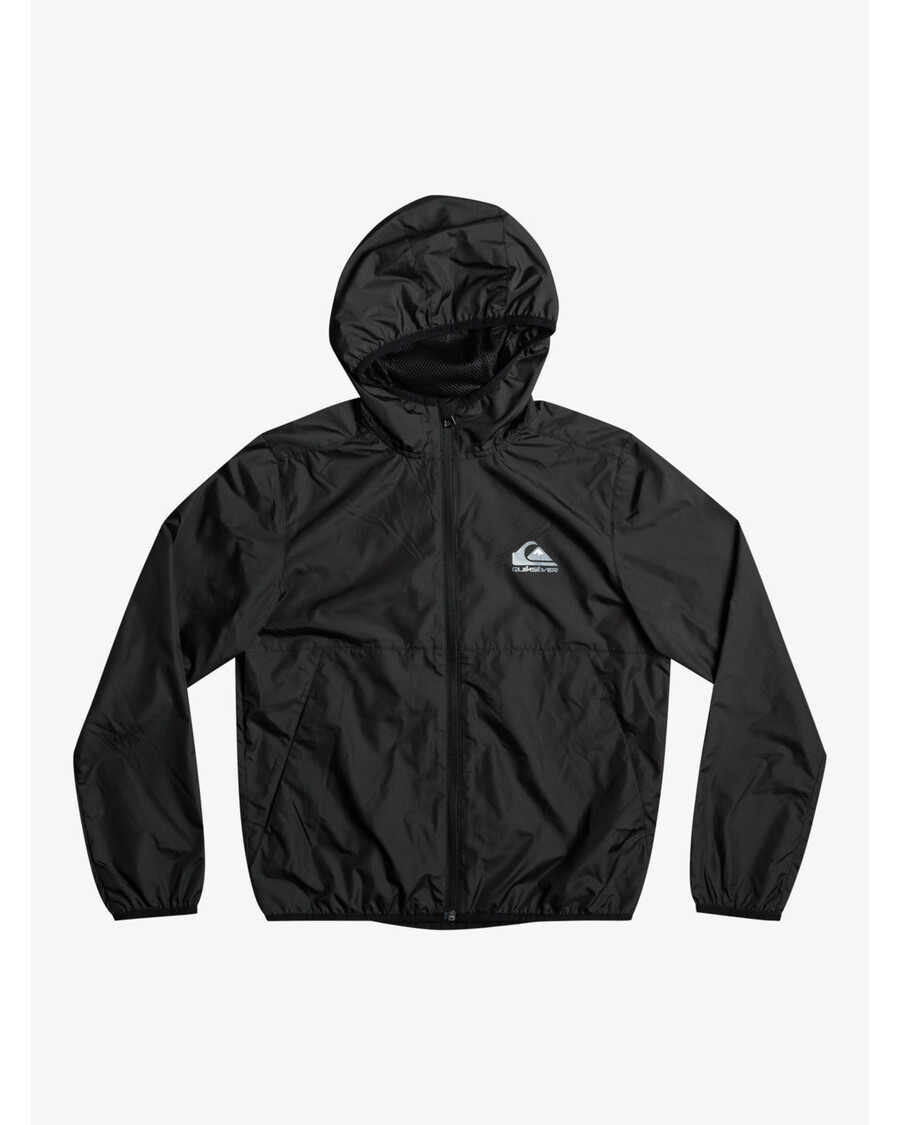 Quiksilver Fiúk 8-16 éves Mindennapi Vízlepergető Széldzseki - Fekete