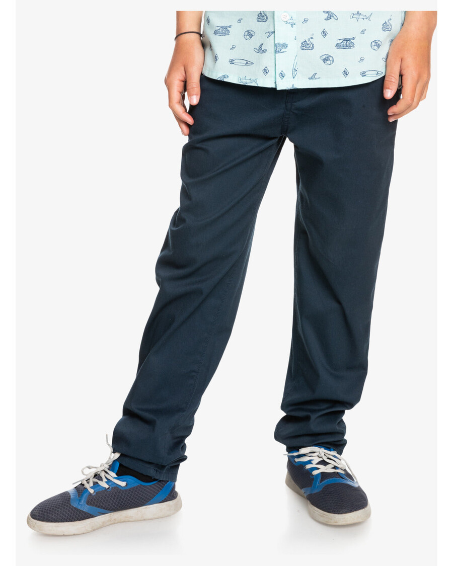 Quiksilver Poisid 8-16 Igapäevane Union Chinos - Mereväe Bleiser
