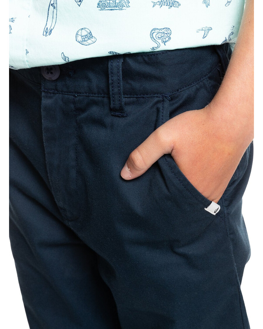 Quiksilver Poisid 8-16 Igapäevane Union Chinos - Mereväe Bleiser