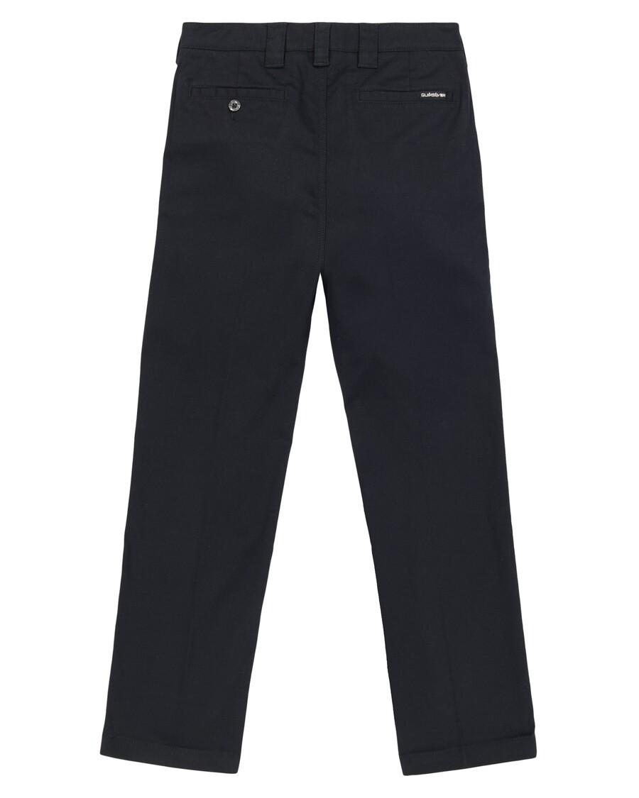 Quik Silver Boys 8-16 Everyday Union Stretch Chino - Black