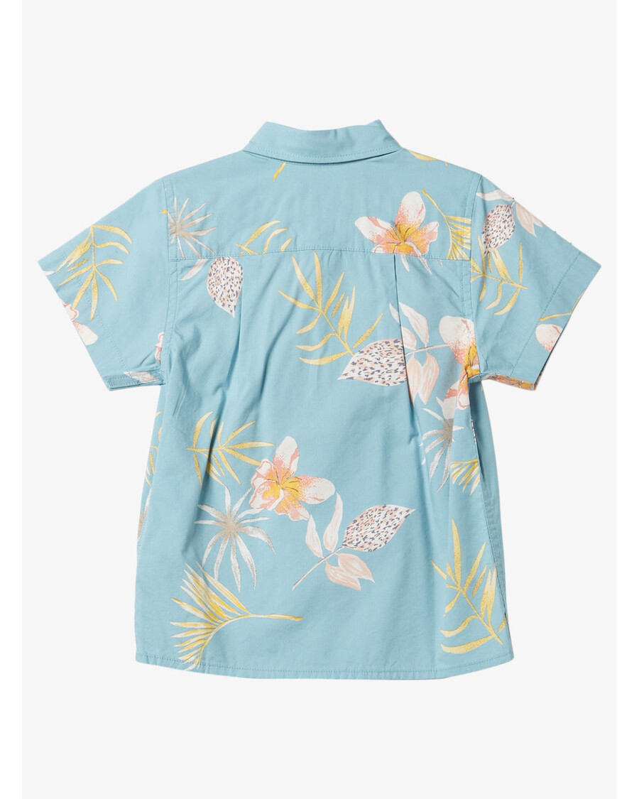 Quiksilver Boys 2-7 риза с тропически цветя - рифови води с тропически цветя Ss