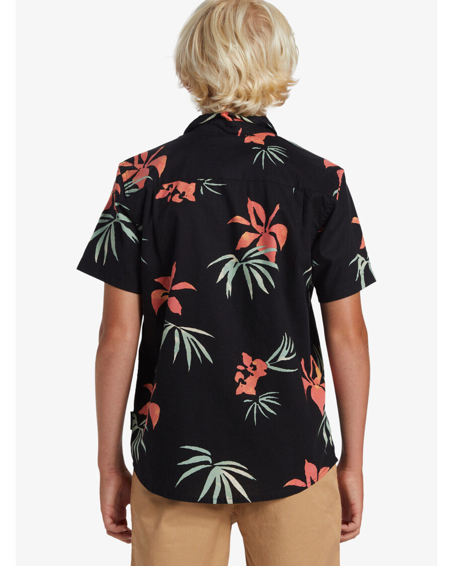 Quik Silver Boys 8-16 Apero Classic Lyhythihainen Paita - Musta Aop Mix Bag Ss