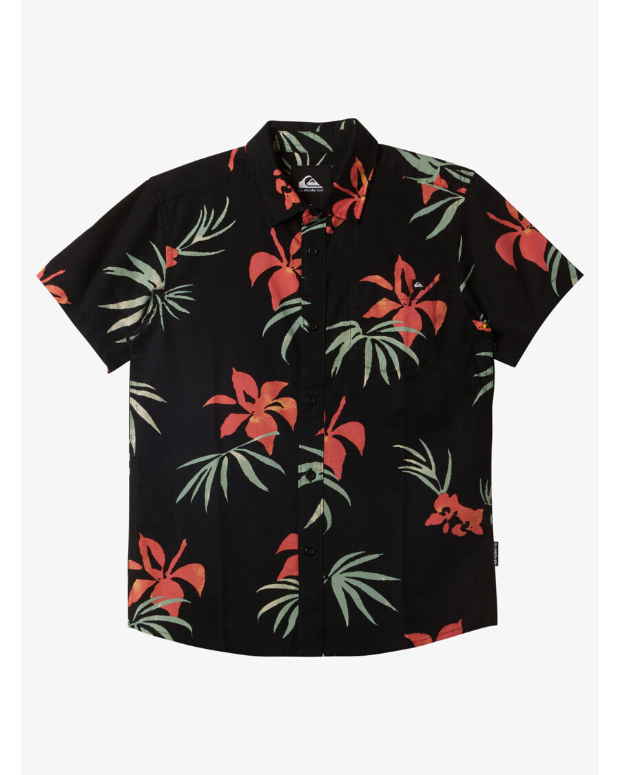 Quik Silver Boys 8-16 Apero класическа риза с къс ръкав - черна чанта Aop Mix Ss
