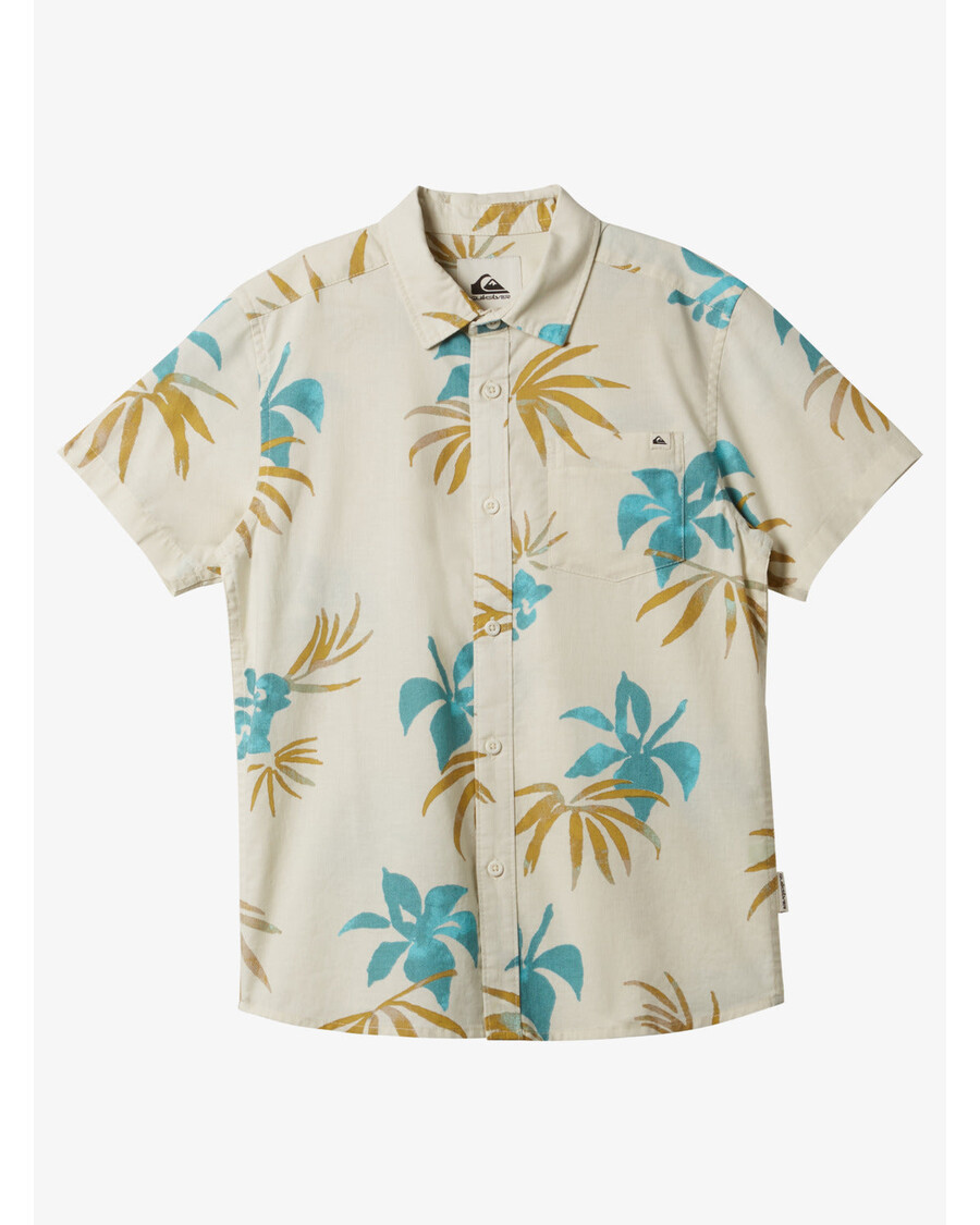 Quik Silver Boys 8-16 Apero класическа риза с къс ръкав - снежно бяла чанта Aop Mix Ss