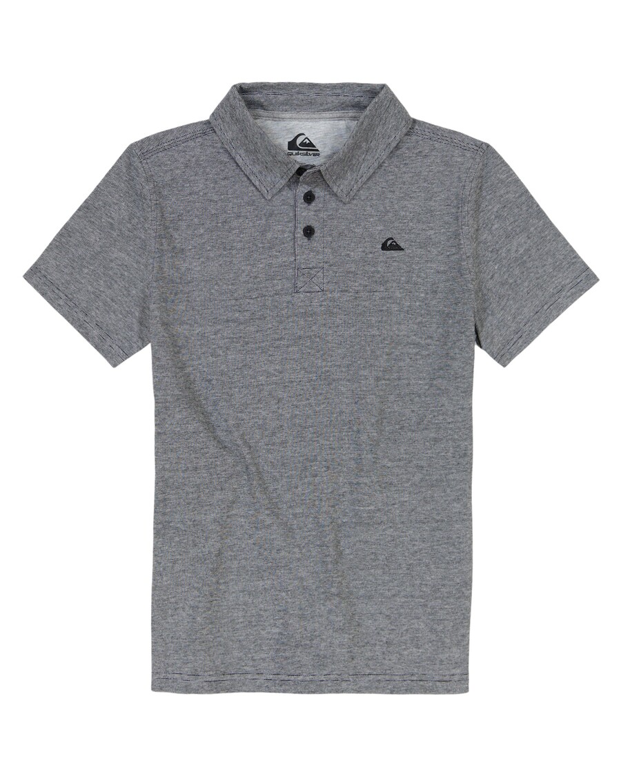 Поло тениска за момчета Quiksilver 8-16 Sunset Cruise - черна