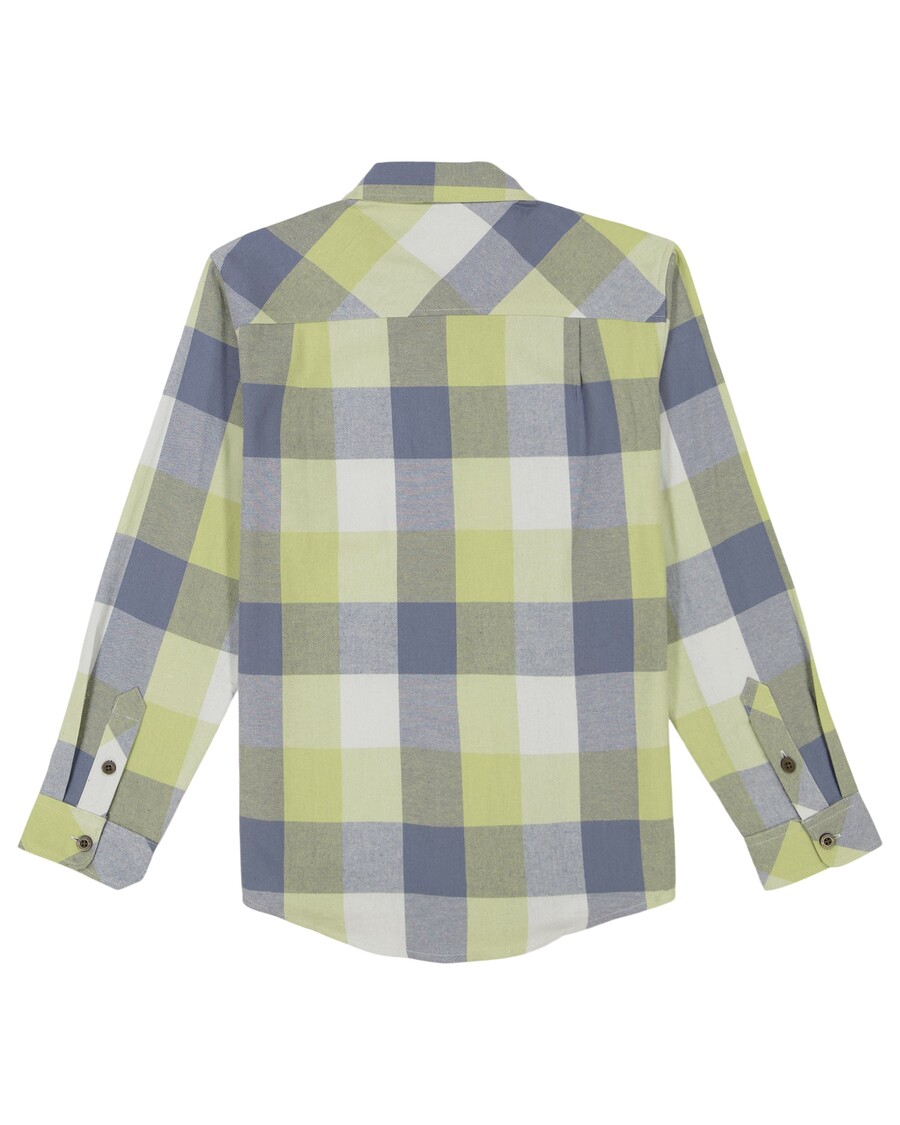 Kemeja Flanel Lengan Panjang Anak Laki-laki Quiksilver 8-16 Motherfly - Winter Pear