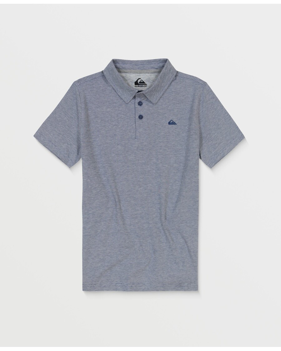 Поло тениска Quiksilver Boys 2-7 Sunset Cruise - ретро индиго