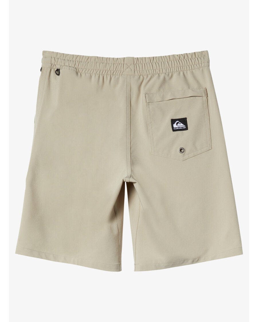 Quik Silver Pantalones Cortos Híbridos Taxer Anfibios De 17" Para Niños De 8 A 16 Años - Plaza Taupe