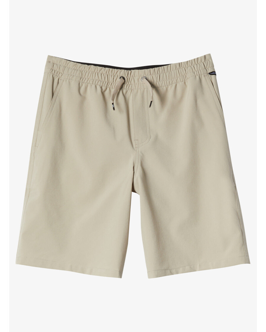 Quik Silver Pantalones Cortos Híbridos Taxer Anfibios De 17" Para Niños De 8 A 16 Años - Plaza Taupe