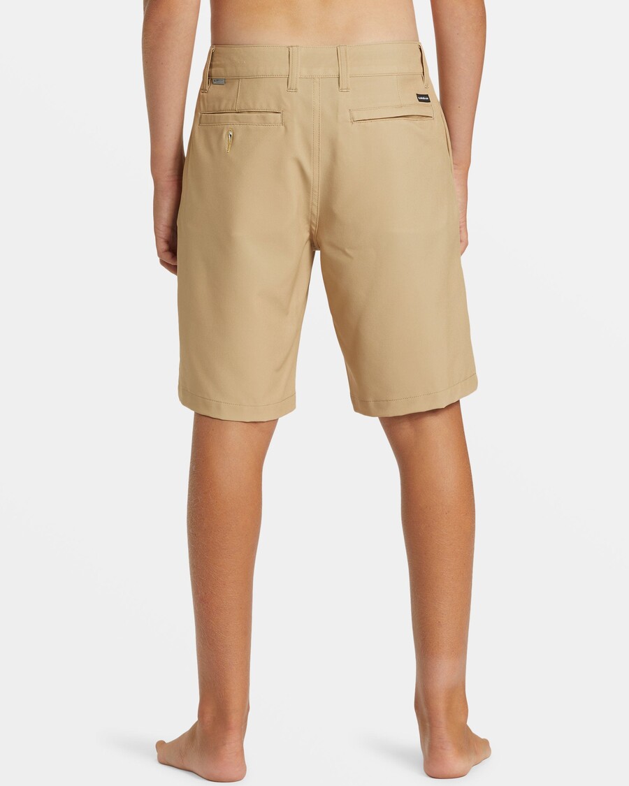 Quik Silver Boys 8-16 Union Amphibian 17" Hybrid Shorts - Khaki