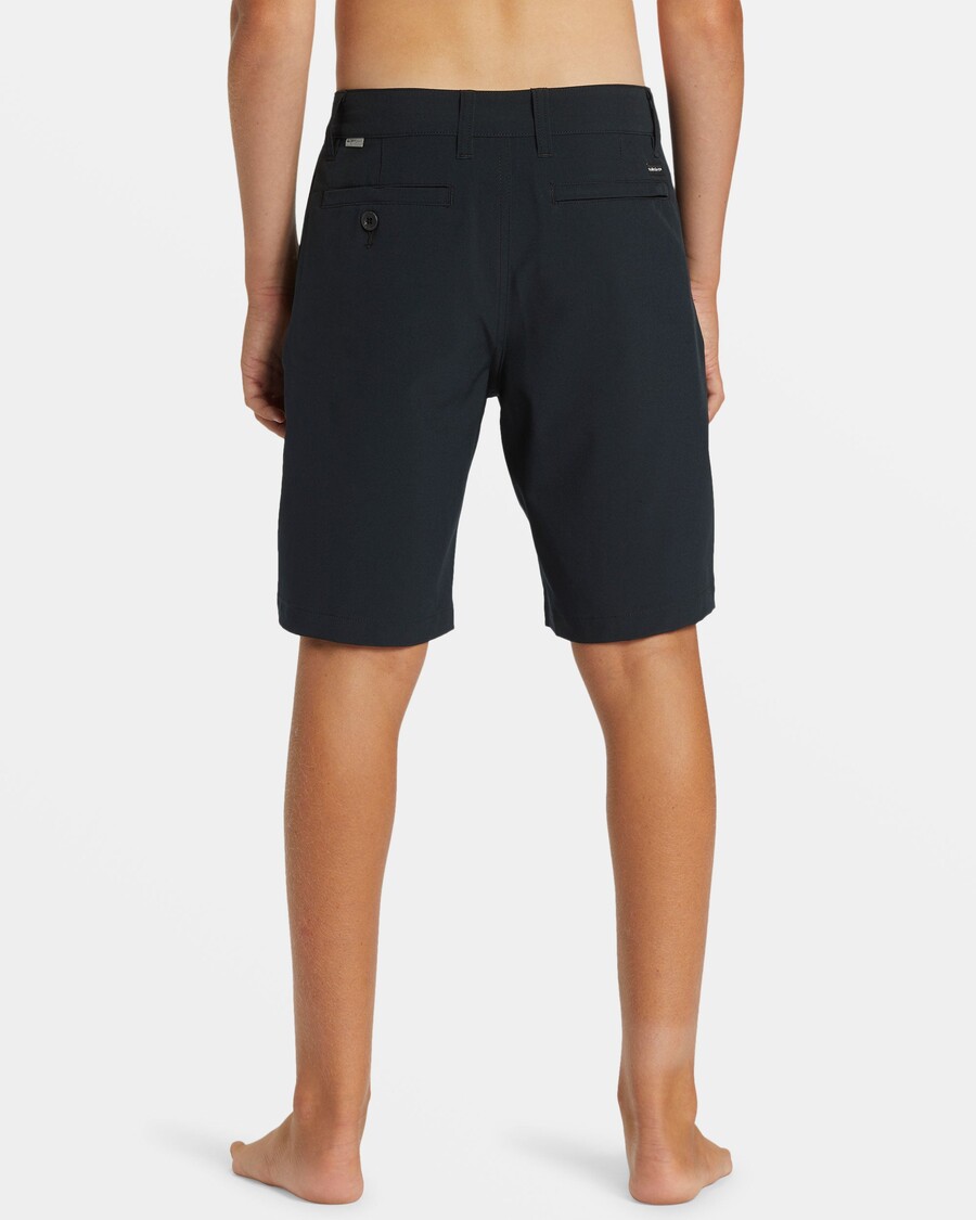 Quik Silver Boys 8-16 Union Amphibian 17" Hybrid Shorts - Black