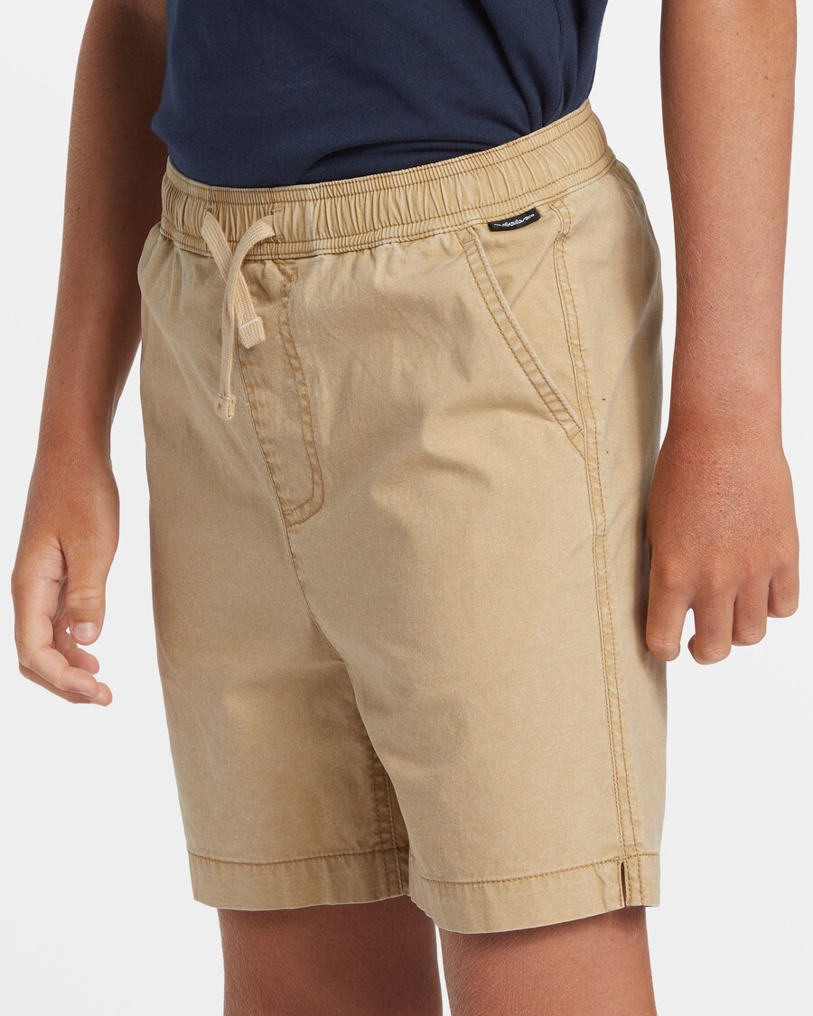 Kratke Hlače Quiksilver Za Fante 8-16 Taxer - Kaki