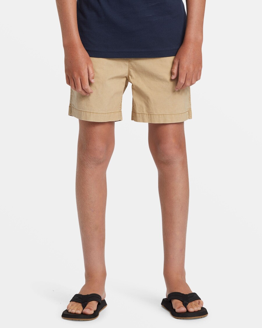 Kratke Hlače Quiksilver Za Fante 8-16 Taxer - Kaki
