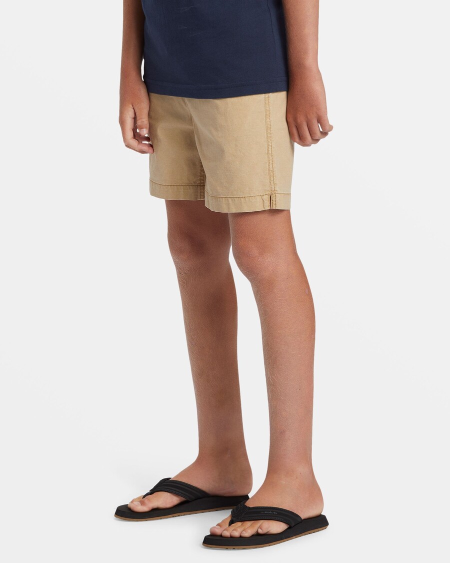 Kratke Hlače Quiksilver Za Fante 8-16 Taxer - Kaki