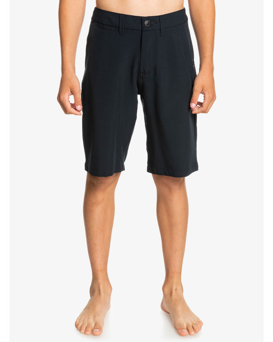 Quik Silver Boys 8-16 Ocean Union 19" Amphibian Boardshorts - Black