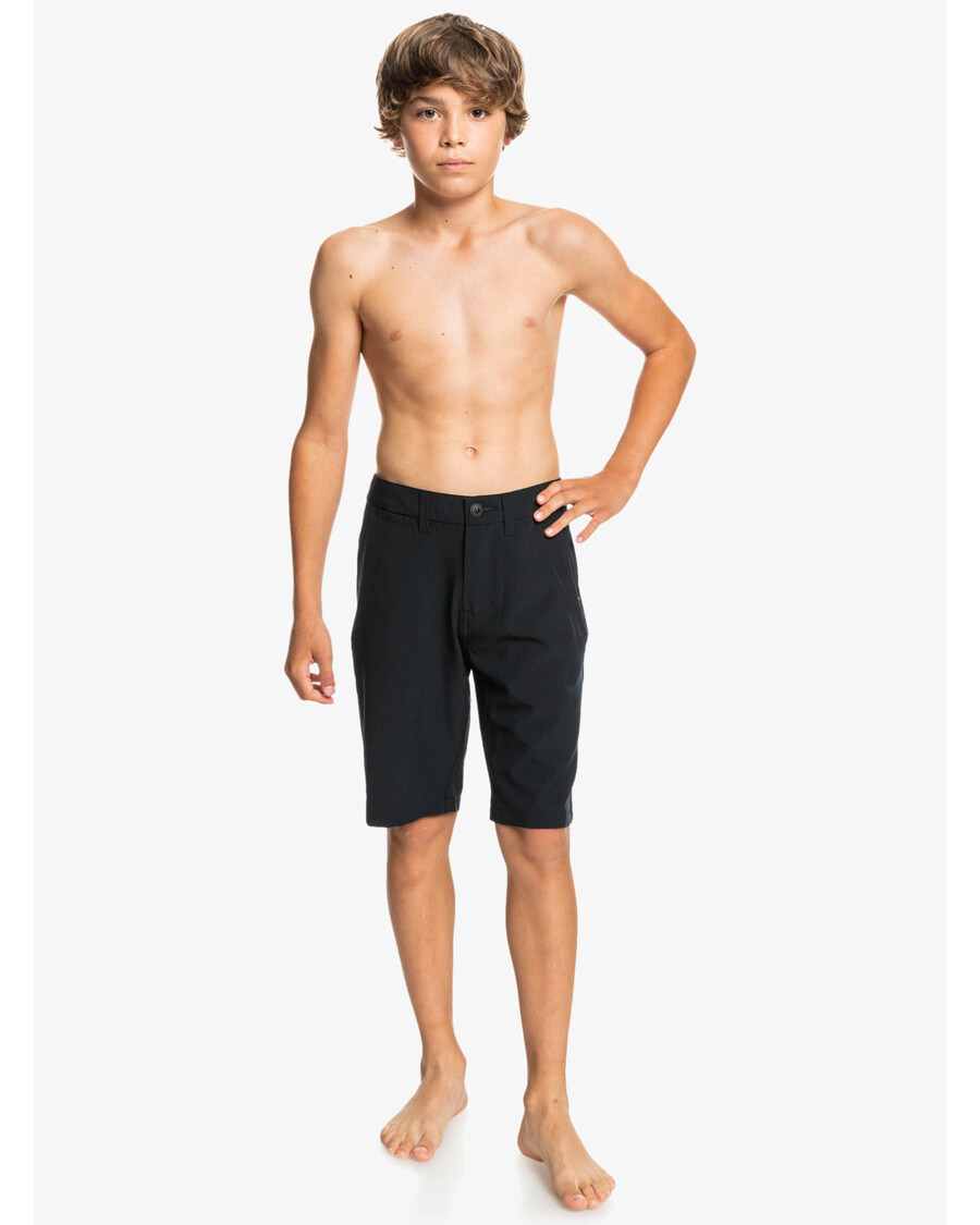 Quik Silver Boys 8-16 Ocean Union 19" Amphibian Boardshorts - Black