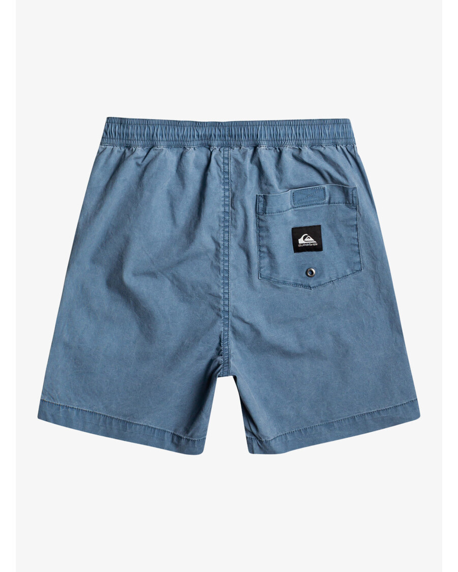 Quik Silver Boys 8-16 Taxer 15" Elastic Waist Shorts - Bering Sea