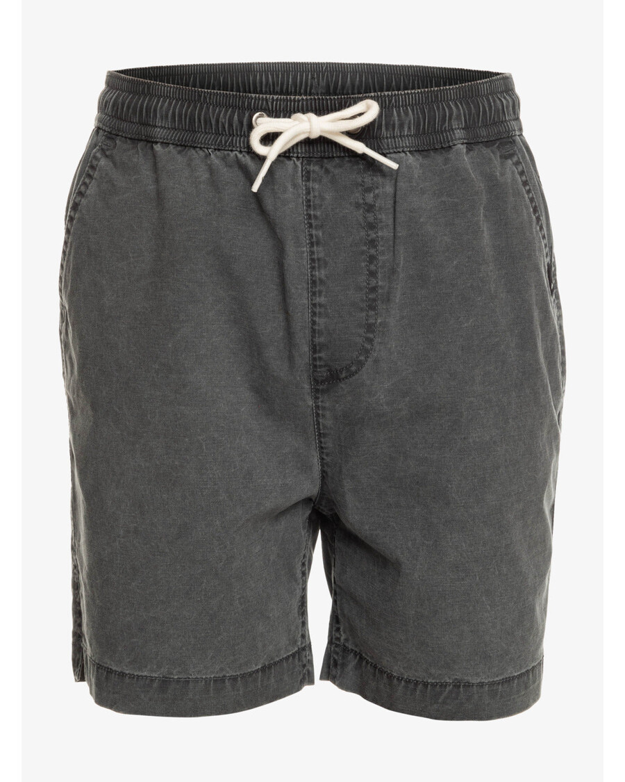 Quiksilver αγόρια 8-16 Taxer 15" ελαστικό σορτς μέσης - μαύρο