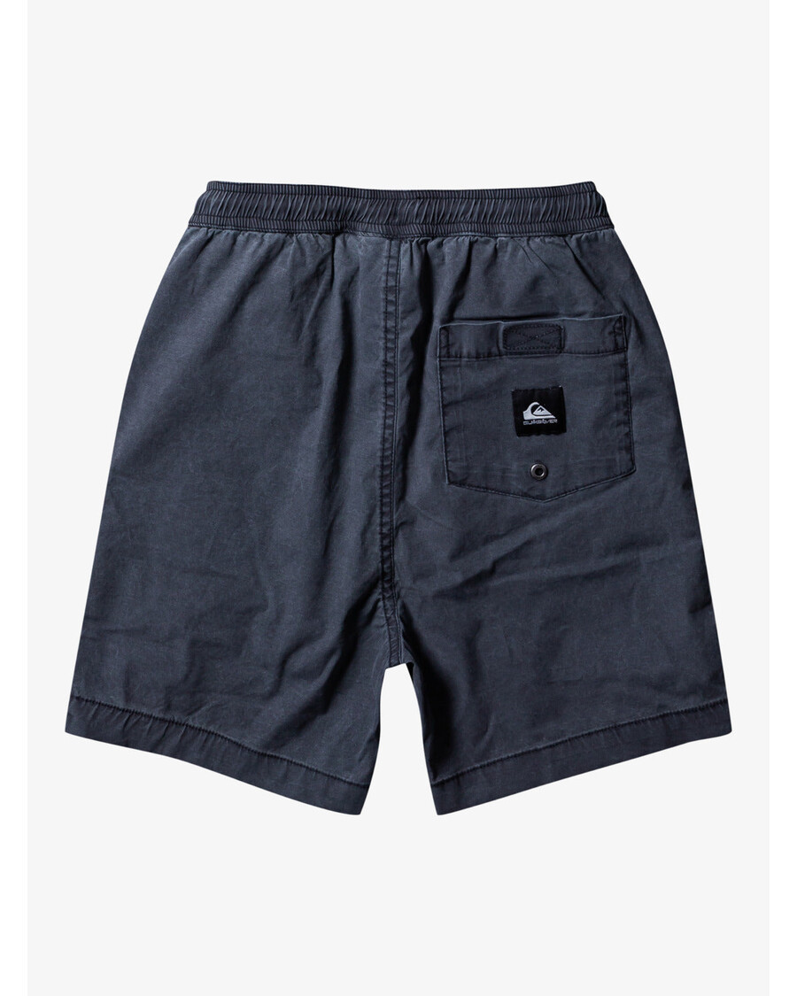 Quiksilver αγόρια 8-16 Taxer 15" ελαστικό σορτς μέσης - μαύρο