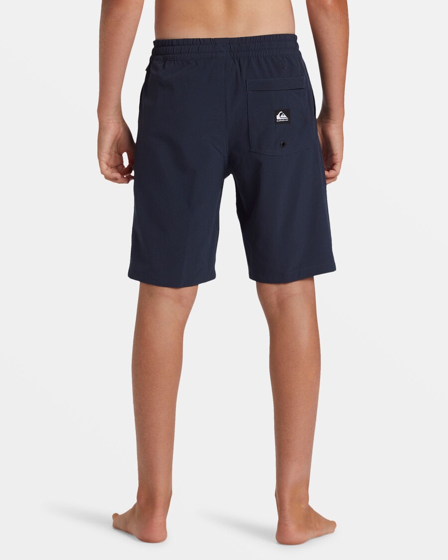 куик силвер боис 8-16 такер ампхибиан 17" хибрид шортс - тамноплав