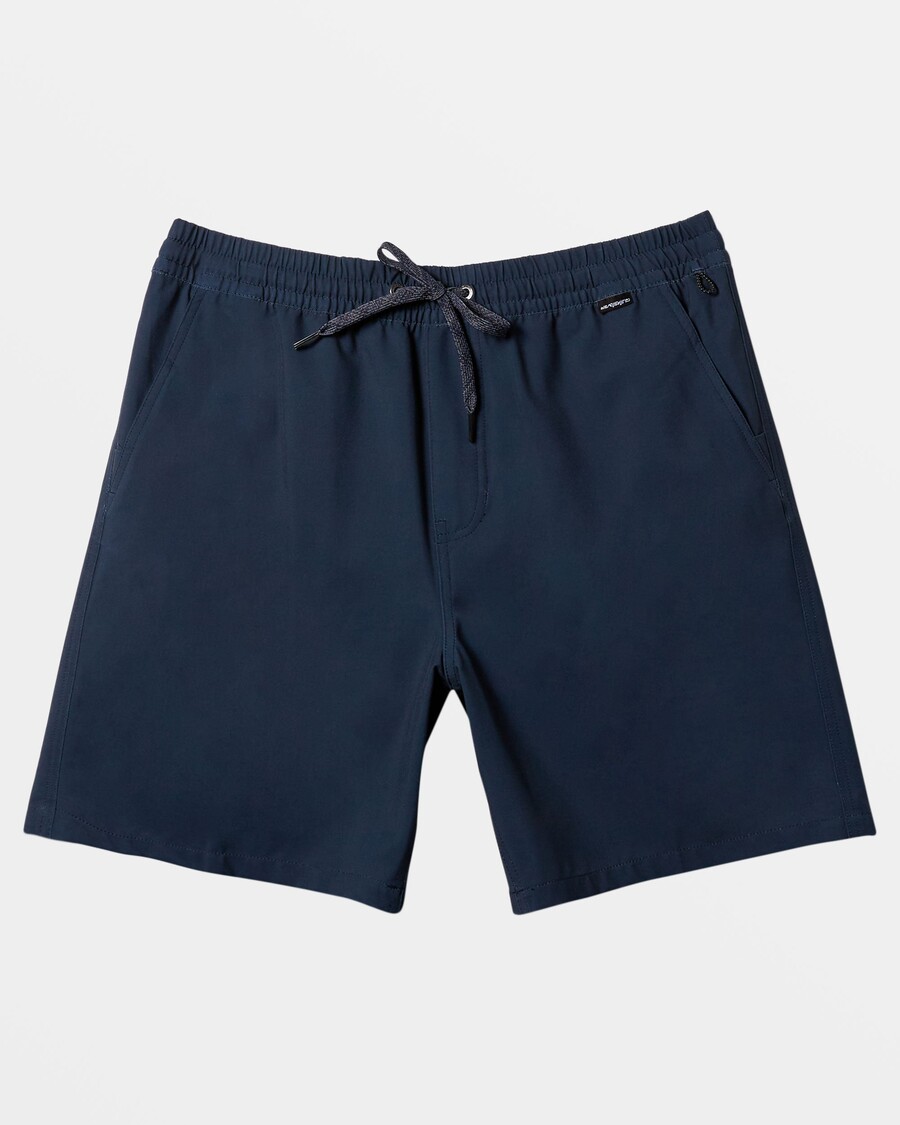 Quik Silver Boys 8-16 Taxer Amphibian 17" Hybridishortsit - Tummat Laivastonsiniset