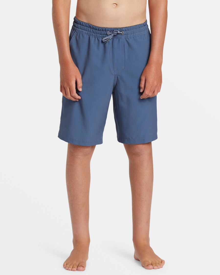 Quik Silver Boys 8-16 Taxer Amphibian 17" Hybridishortsit - Vintage Indigo