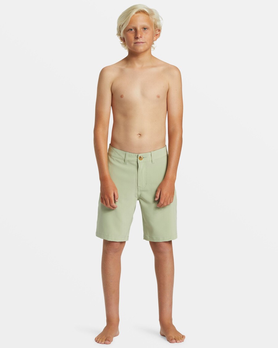 Quiksilver Poikien 8-16 Union Amphibian 17" Hybridishortsit - Desert Sage