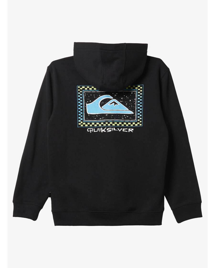 Quik Silver Boys 8-16 Perfect Peaking Stingrayhoody Pullover Sweatshirt - Black