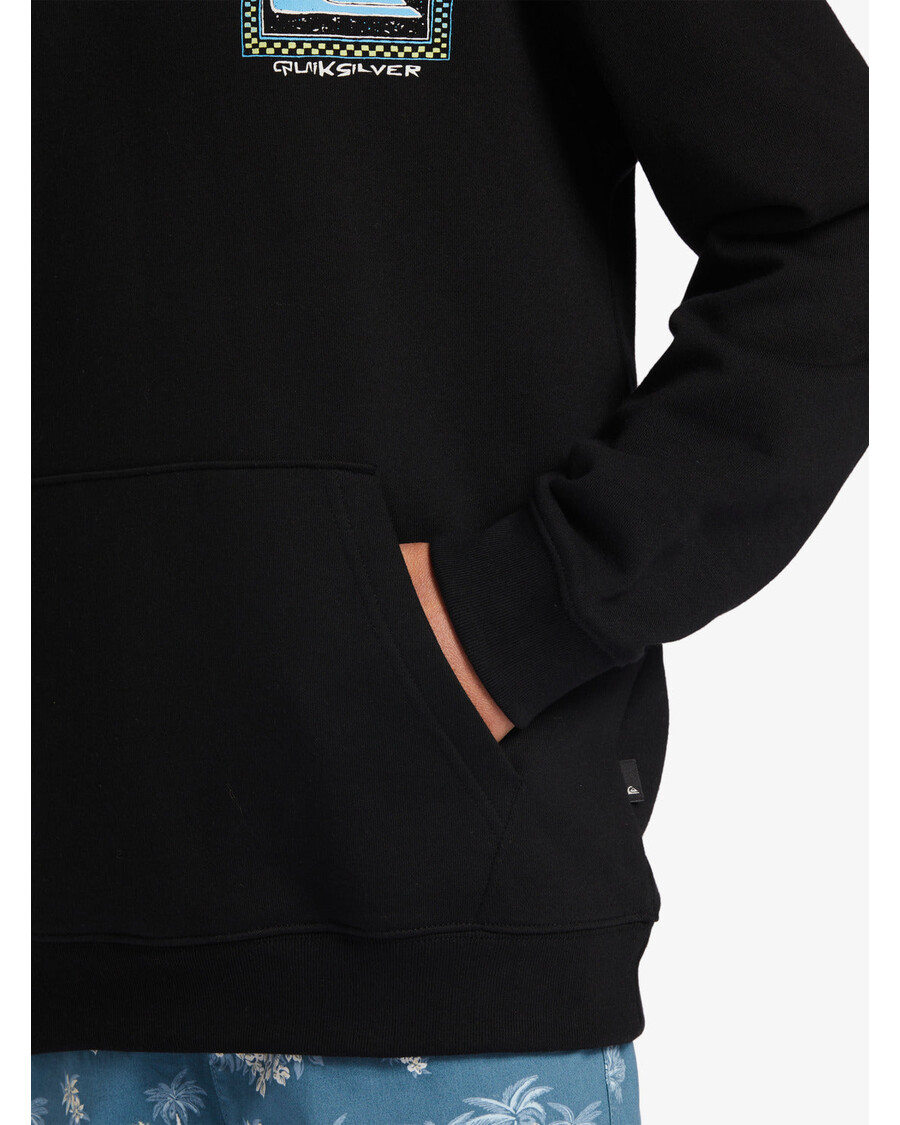 Quik Silver Boys 8-16 Perfect Peaking Stingrayhoody Pullover Sweatshirt - Black