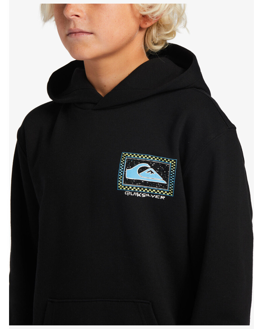 Quik Silver Boys 8-16 Perfect Peaking Stingrayhoody Pullover Sweatshirt - Black