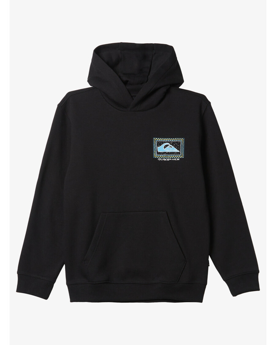 Quik Silver Boys 8-16 Perfect Peaking Stingrayhoody Pullover Sweatshirt - Black