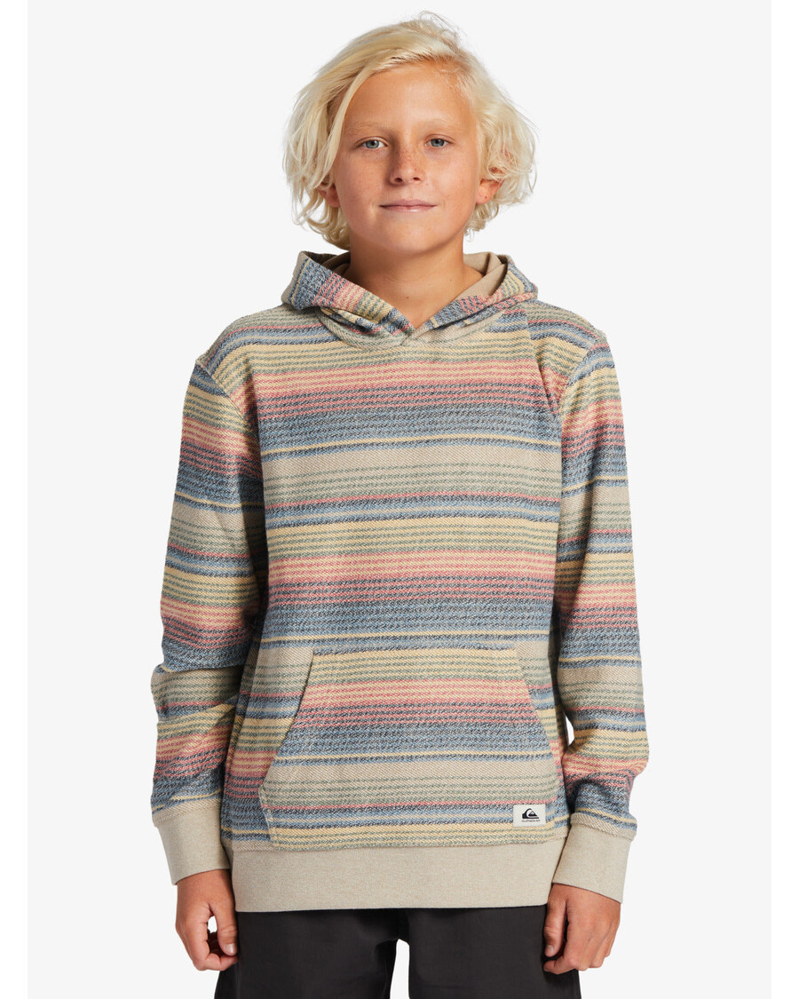 Quik Silver Boys 8-16 Great Otway Hoodie - Plaza Taupe Great Otway