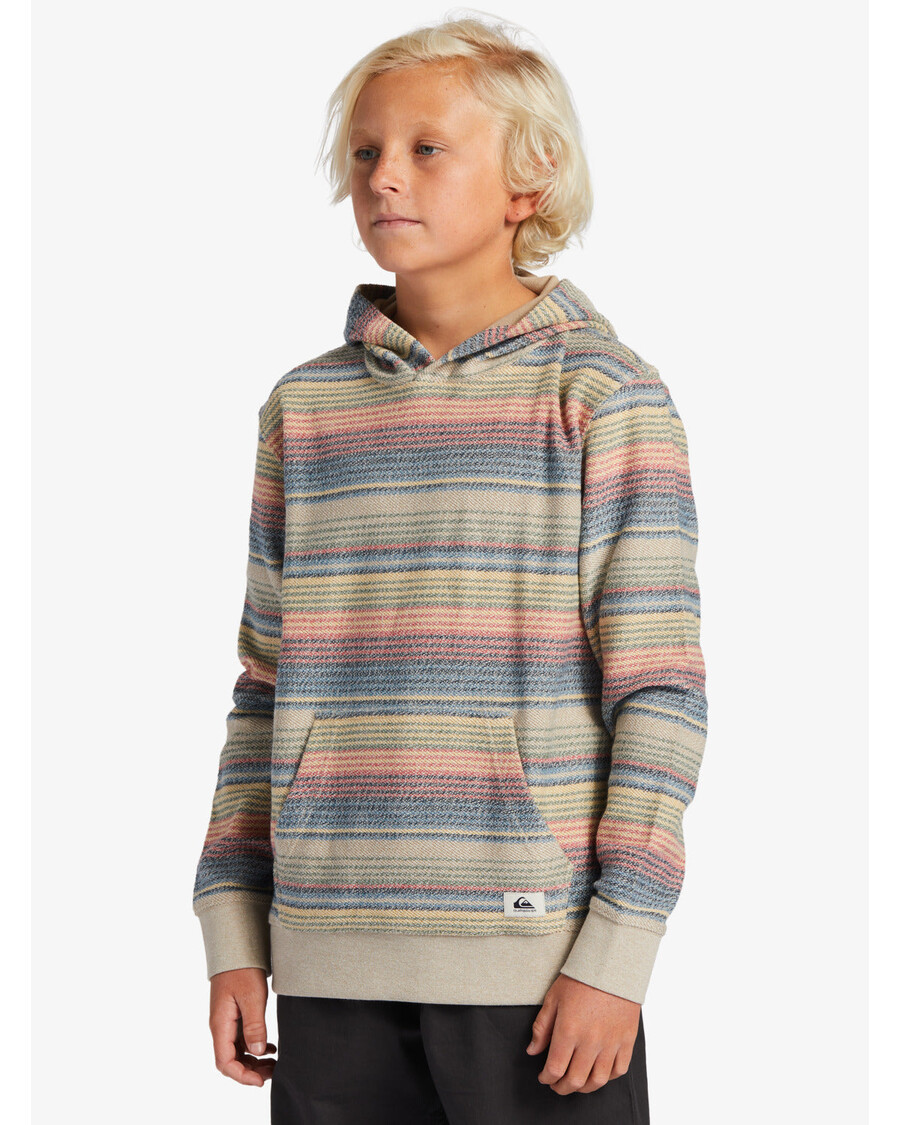 Quik Silver Boys 8-16 Great Otway Hoodie - Plaza Taupe Great Otway