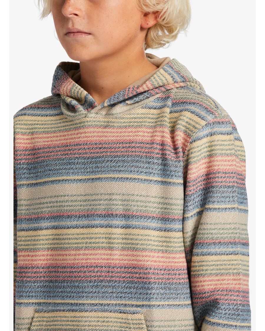 Quik Silver Boys 8-16 Great Otway Hoodie - Plaza Taupe Great Otway