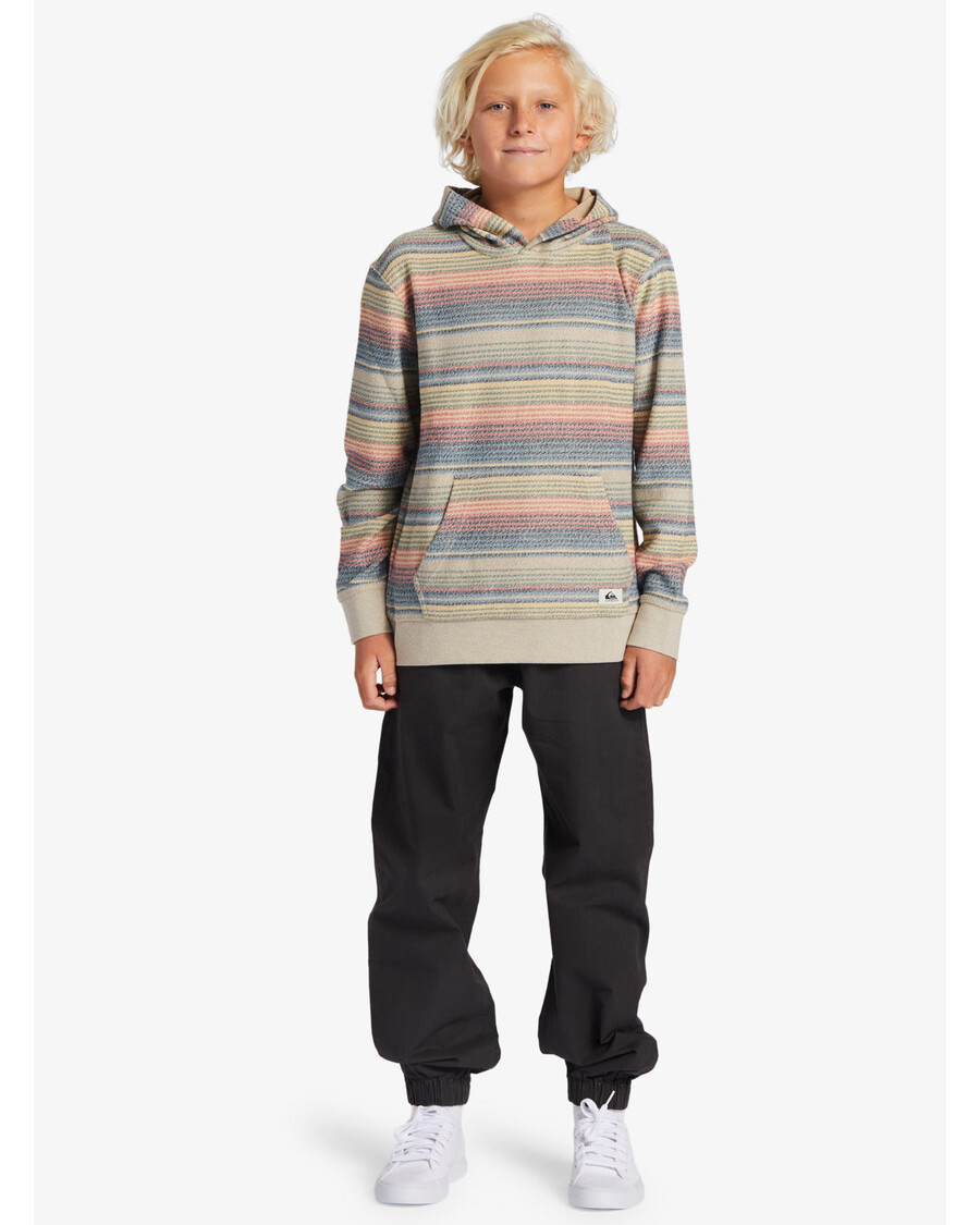 Quik Silver Boys 8-16 Great Otway Hoodie - Plaza Taupe Great Otway