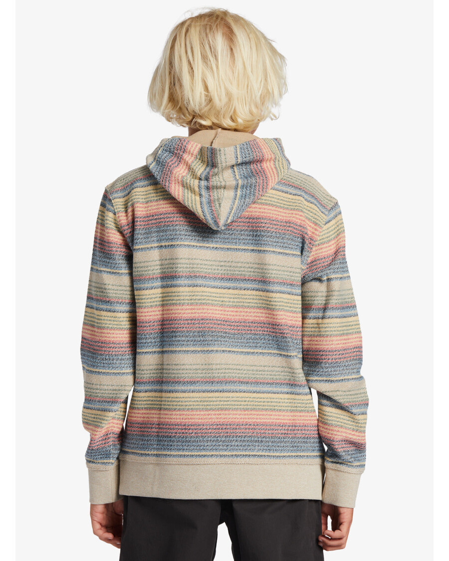 Quik Silver Boys 8-16 Great Otway Hoodie - Plaza Taupe Great Otway